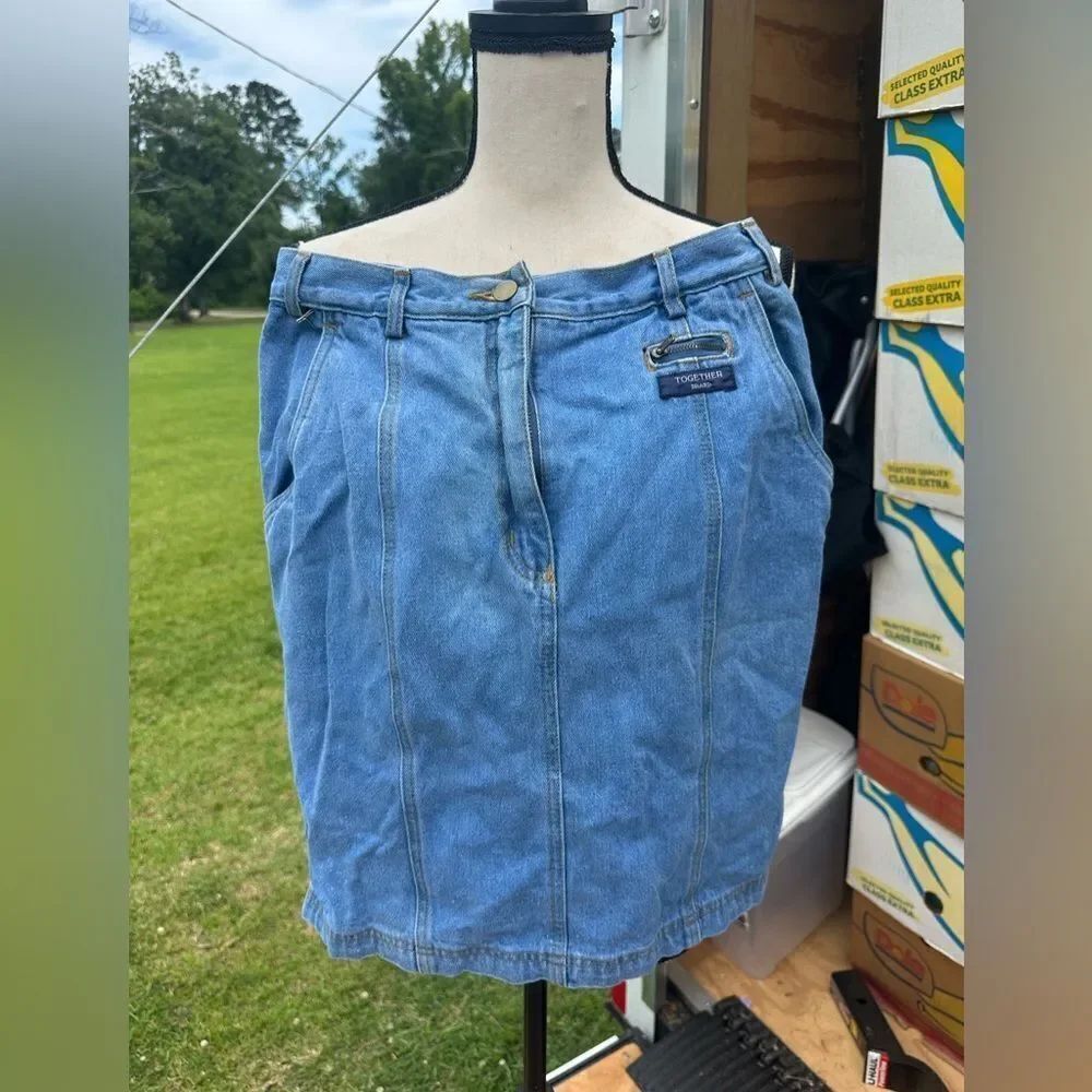 Together Blue Denim Skirt